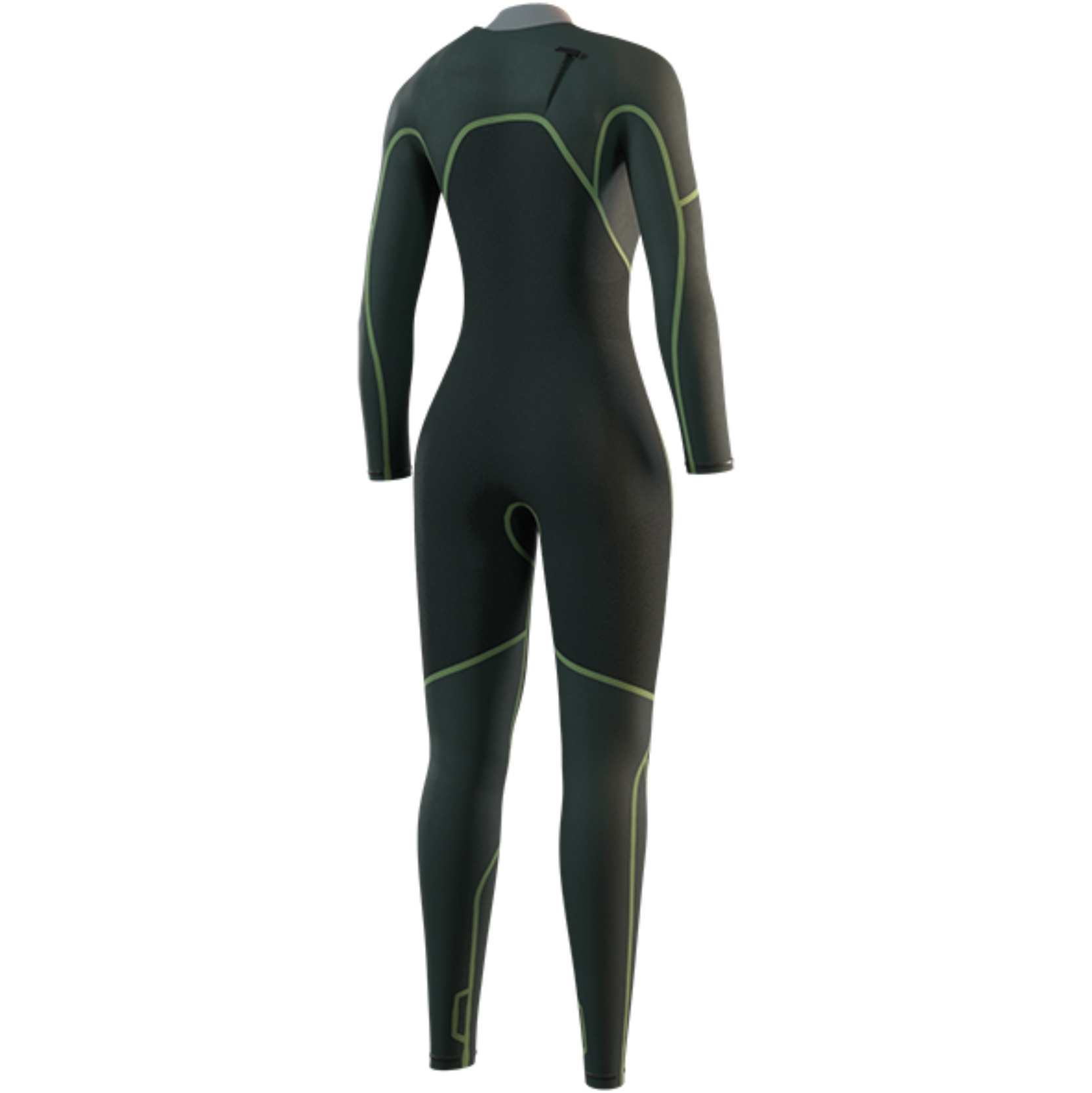 2026 Mystic Frauen Evolve Natural Foam 3/2mm Brustreißverschluss Neoprenanzug 35000.250041 - Black